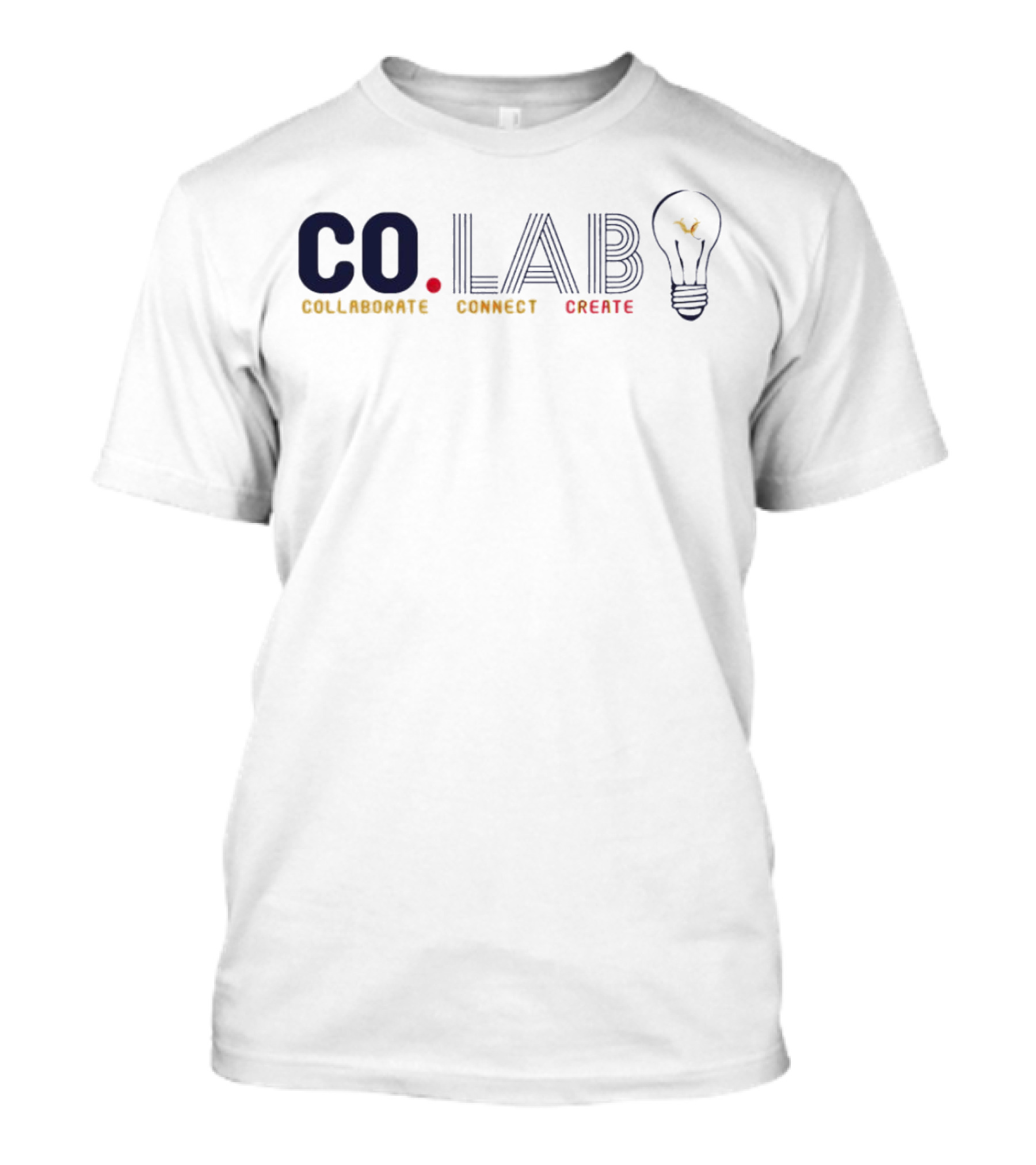 CO.LAB Collaborate Connect Create Light Bulb T-Shirt