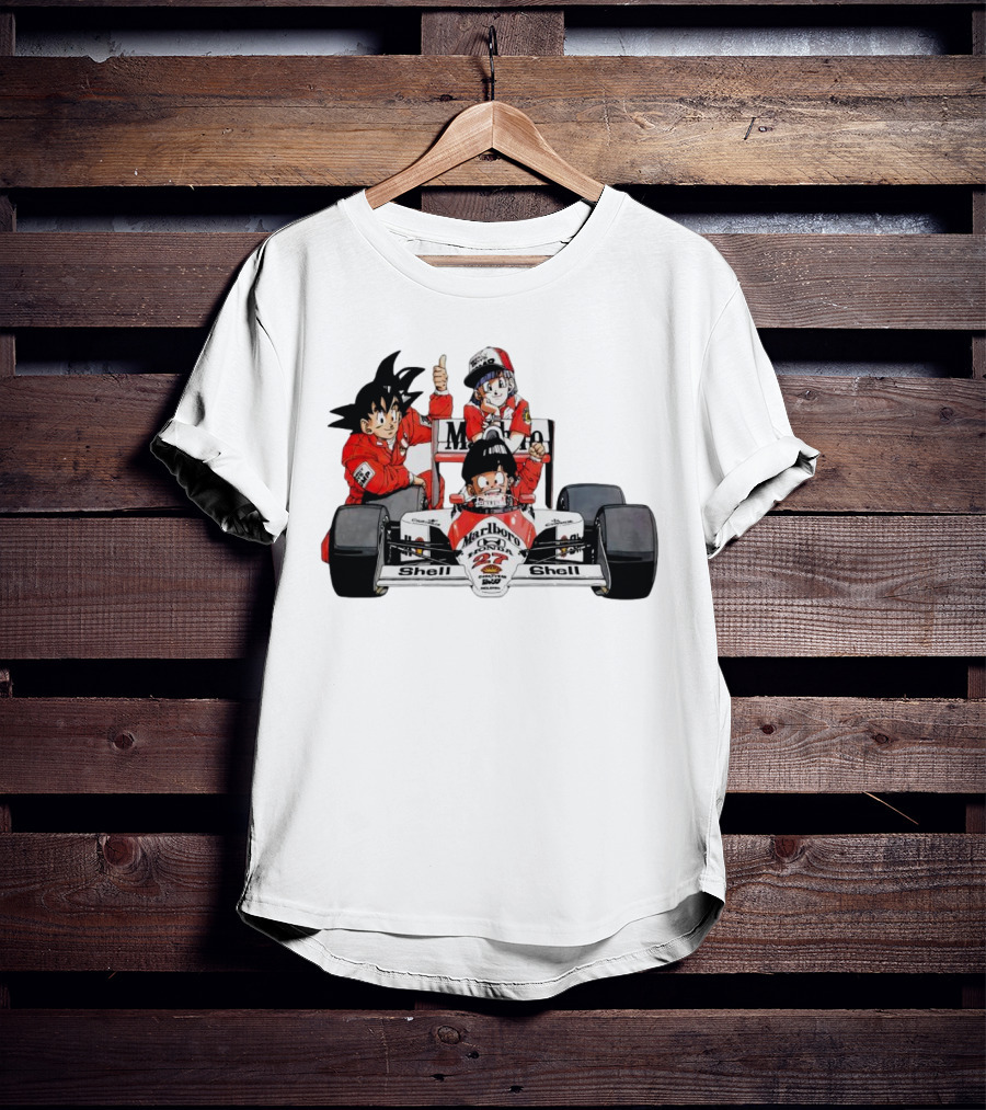 Dragon Ball Marlboro Shell 27 Racing Car Legends T-Shirt