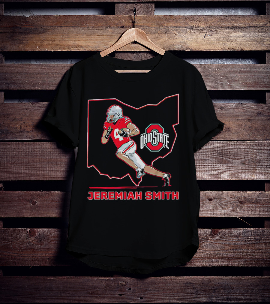 Jeremiah Smith Ohio State Buckeyes Football Ohio Star T-Shirt