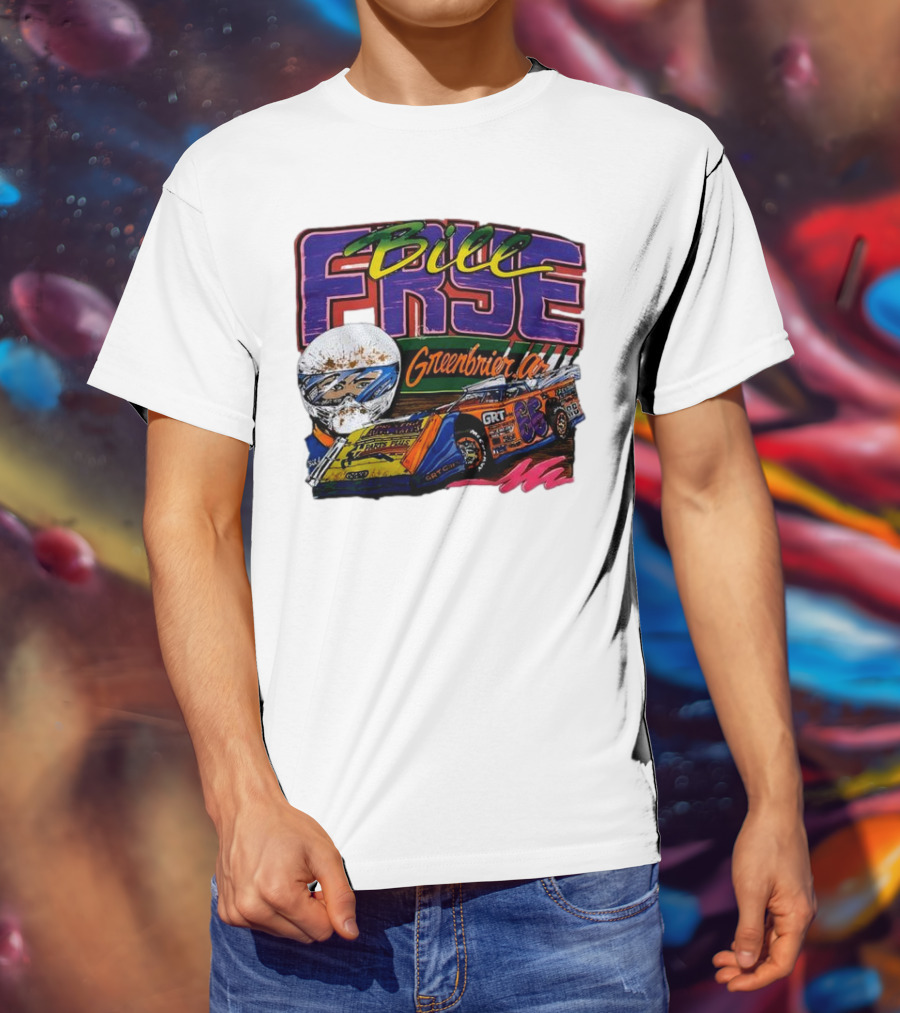 Bill Frye Greenbrier No.66 Dirt Late Model Car GRT Racing T-Shirt