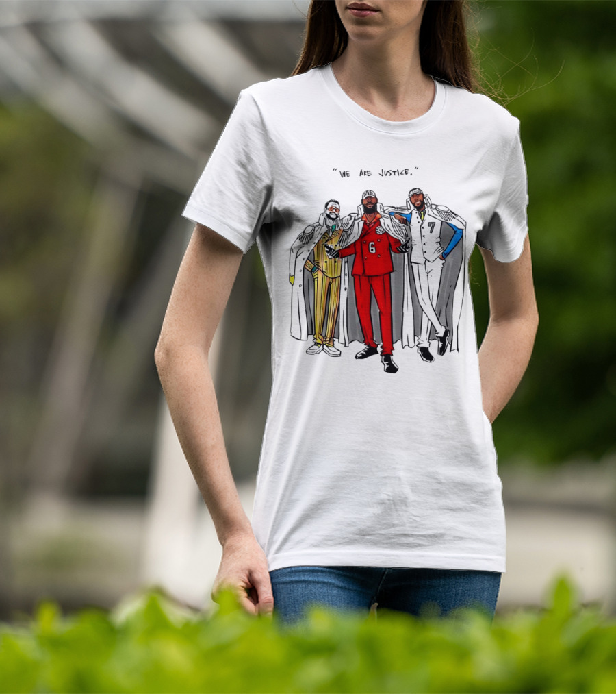Jay Kim We Are Justice One Piece Anime Three Admirals T-Shirt