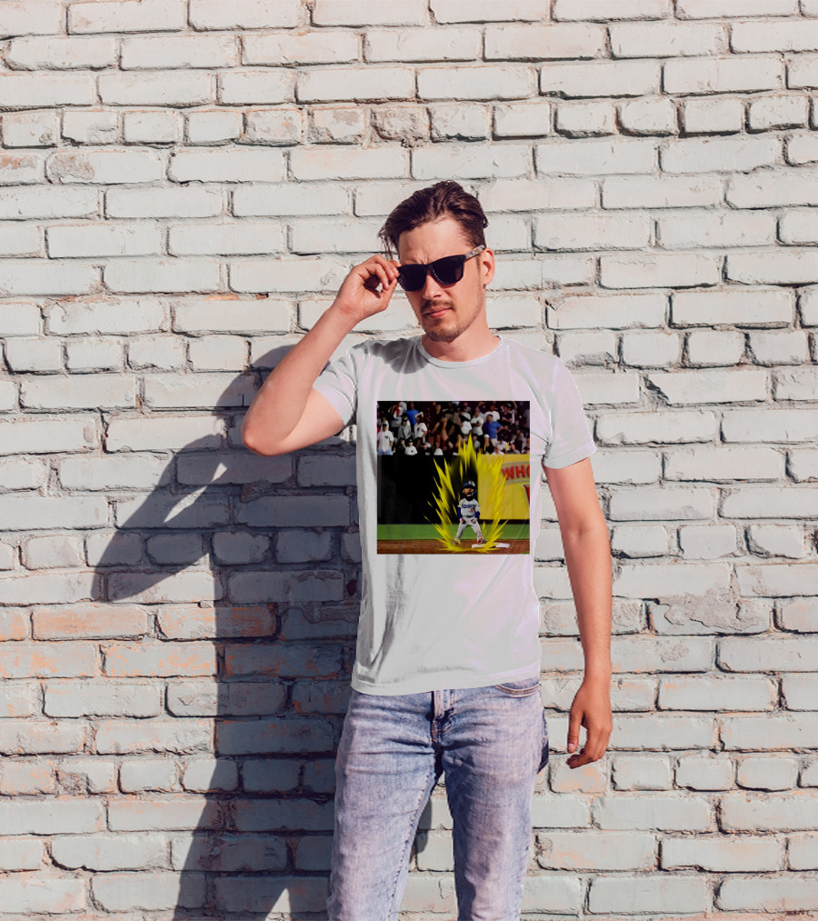 Teoscar Hernández Dodgers Super Saiyan Walk-Off Moment T-Shirt