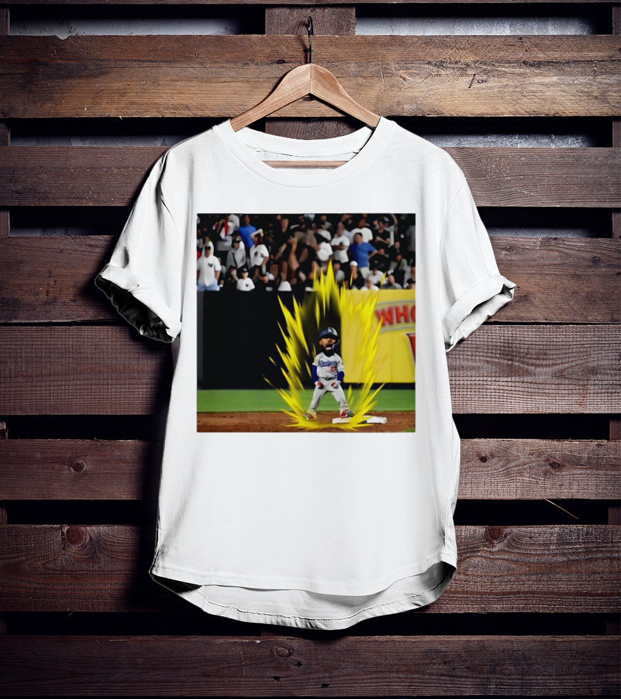 Teoscar Hernández Dodgers Super Saiyan Walk-Off Moment T-Shirt