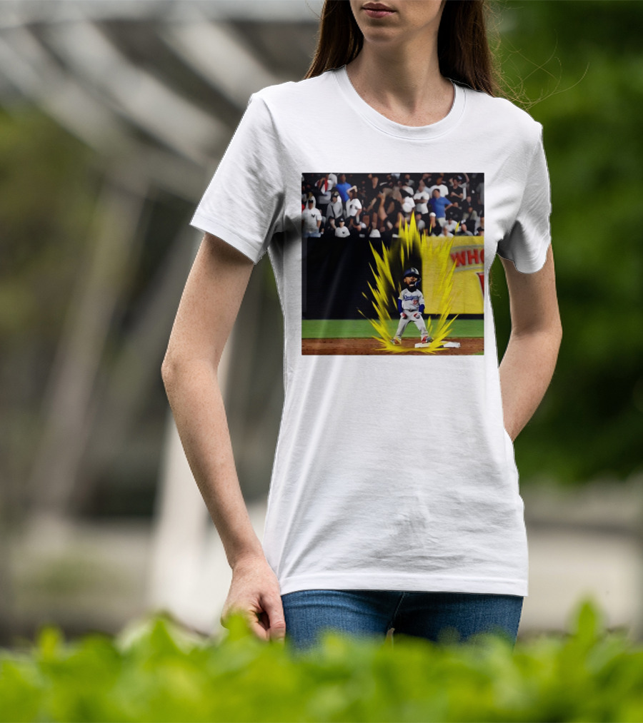 Teoscar Hernández Dodgers Super Saiyan Walk-Off Moment T-Shirt