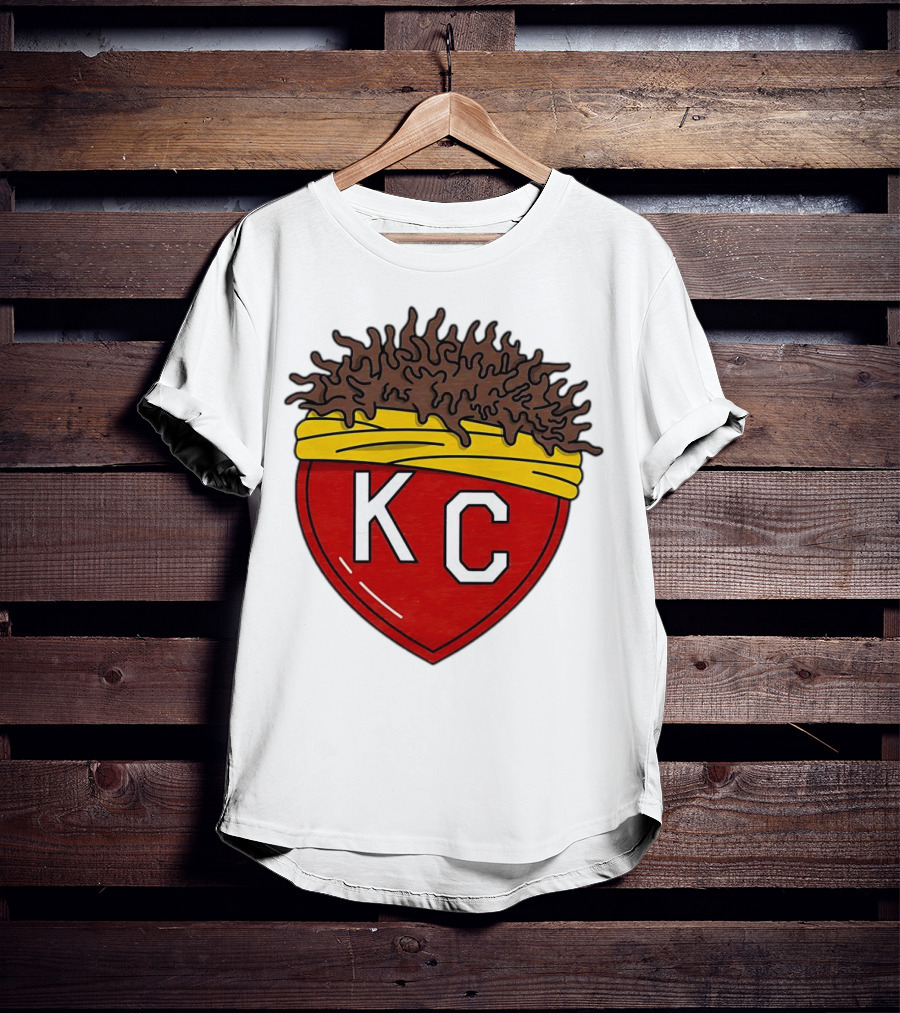 Kansas City Chiefs KC Heart French Fries T-Shirt