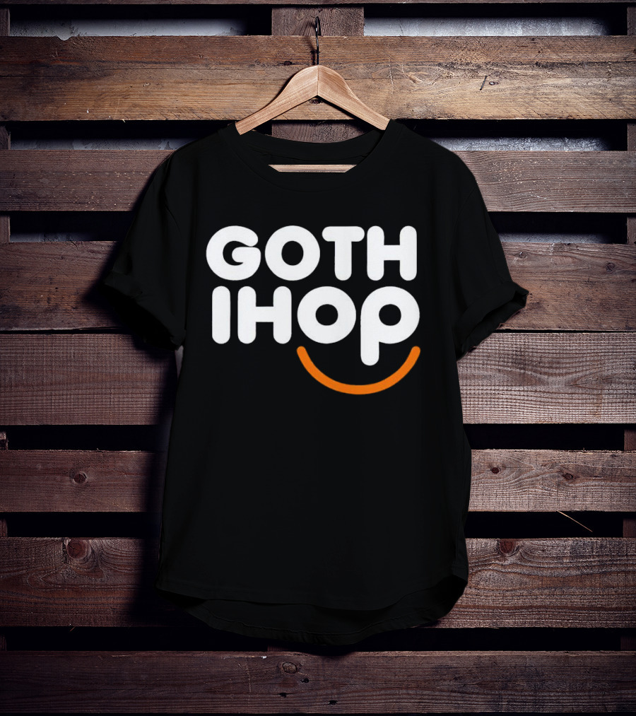 Goth IHOP Merchandise Smile Dark Aesthetic T-Shirt