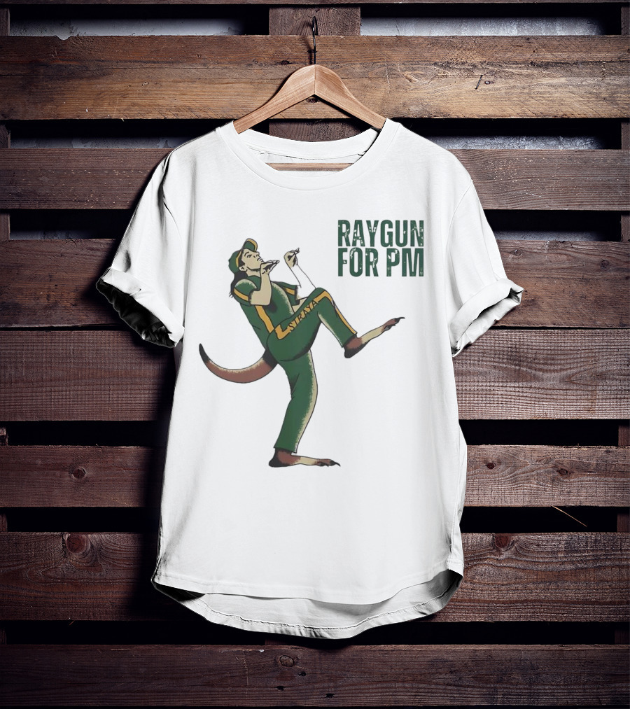 RAYGUN FOR PM Cricketer Playing Instrument T-Shirt