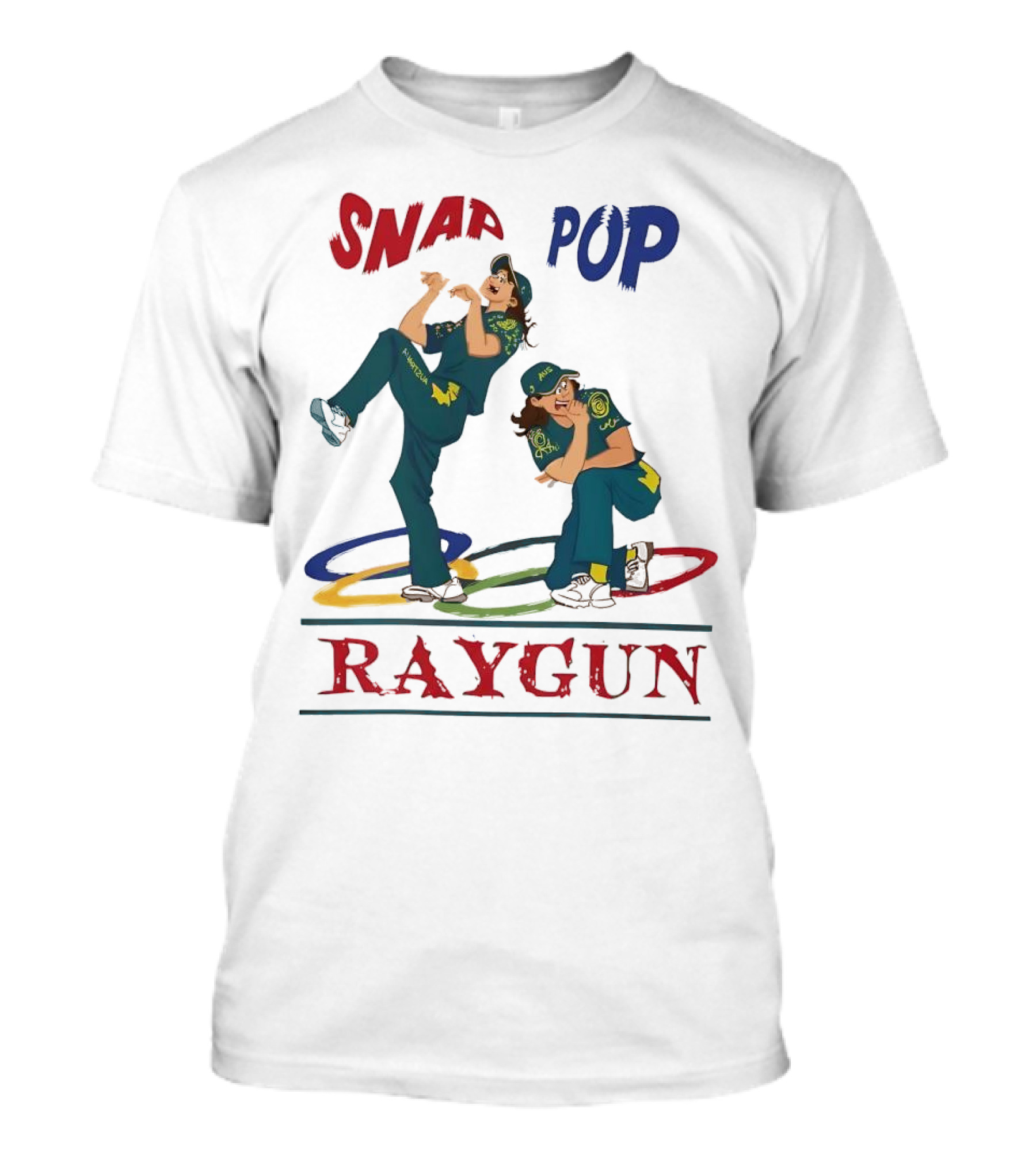 RAYGUN Snap Pop Breakdancer Olympic Paris T-Shirt