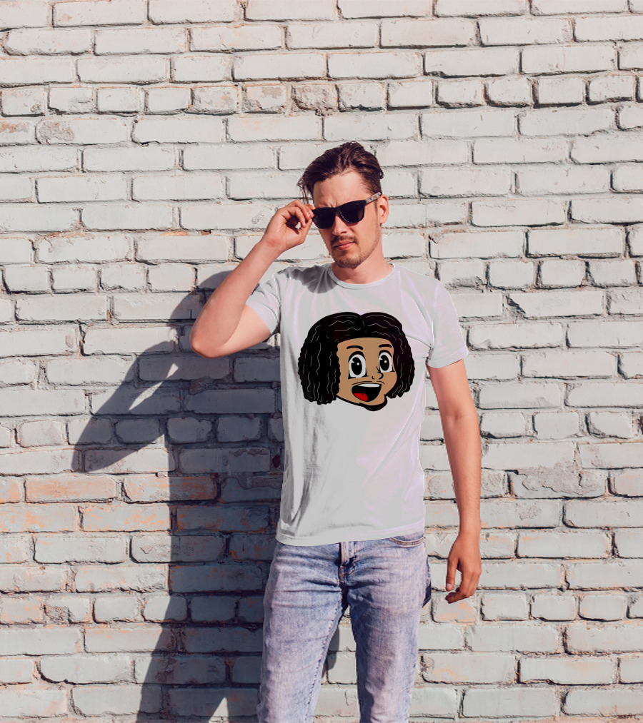 Cookiee Wright Cartoon Face Expression T-Shirt