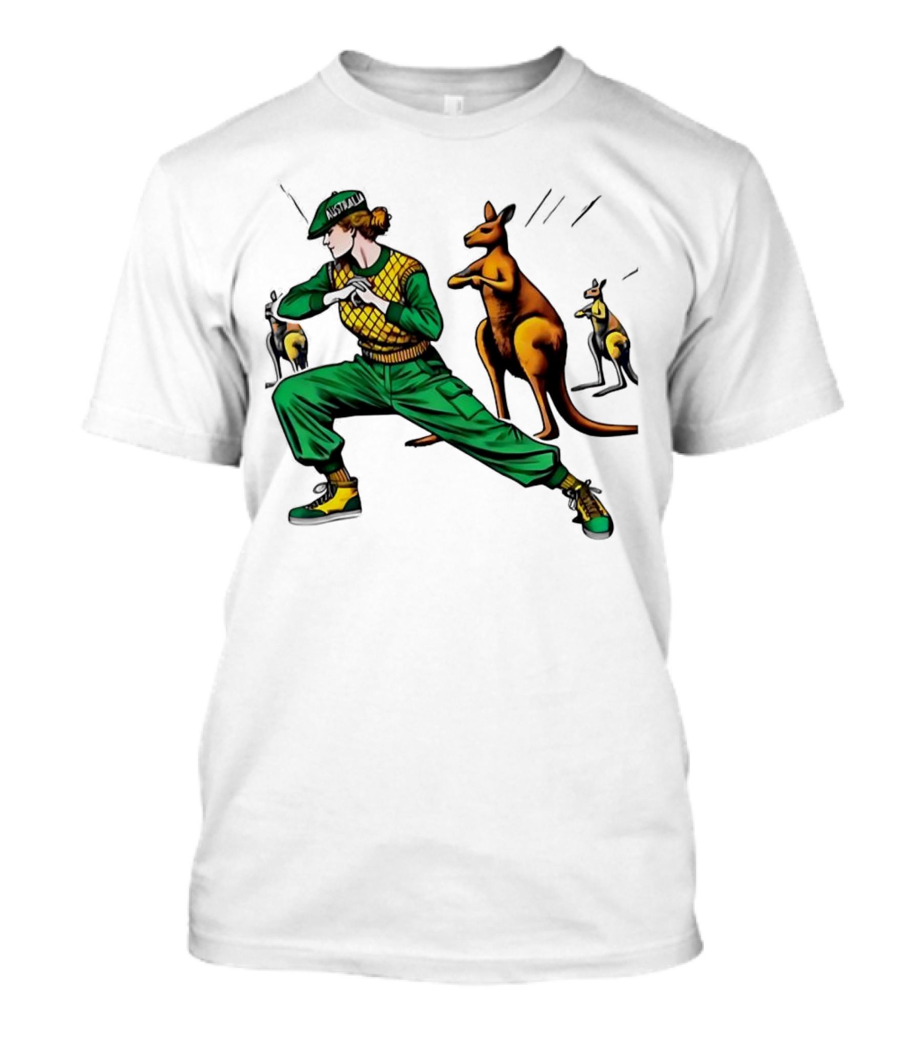 Breakdancing With Kangaroo At Olympics T-Shirt