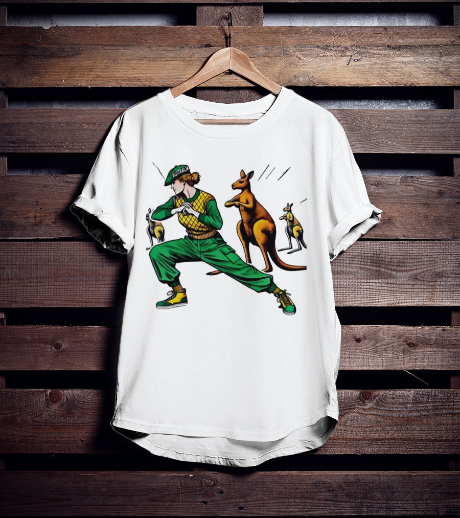Breakdancing With Kangaroo At Olympics T-Shirt