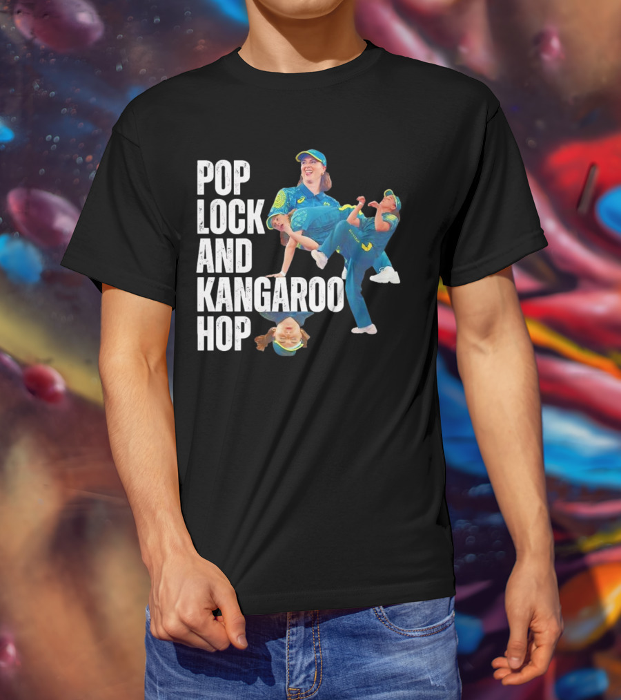 Pop Lock And Kangaroo Hop Raygun Rachael Olympics T-Shirt
