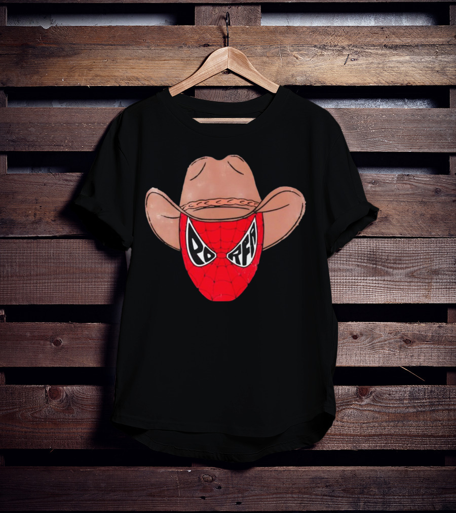 Porfa Porfaman Cowboy Spider Man T-Shirt