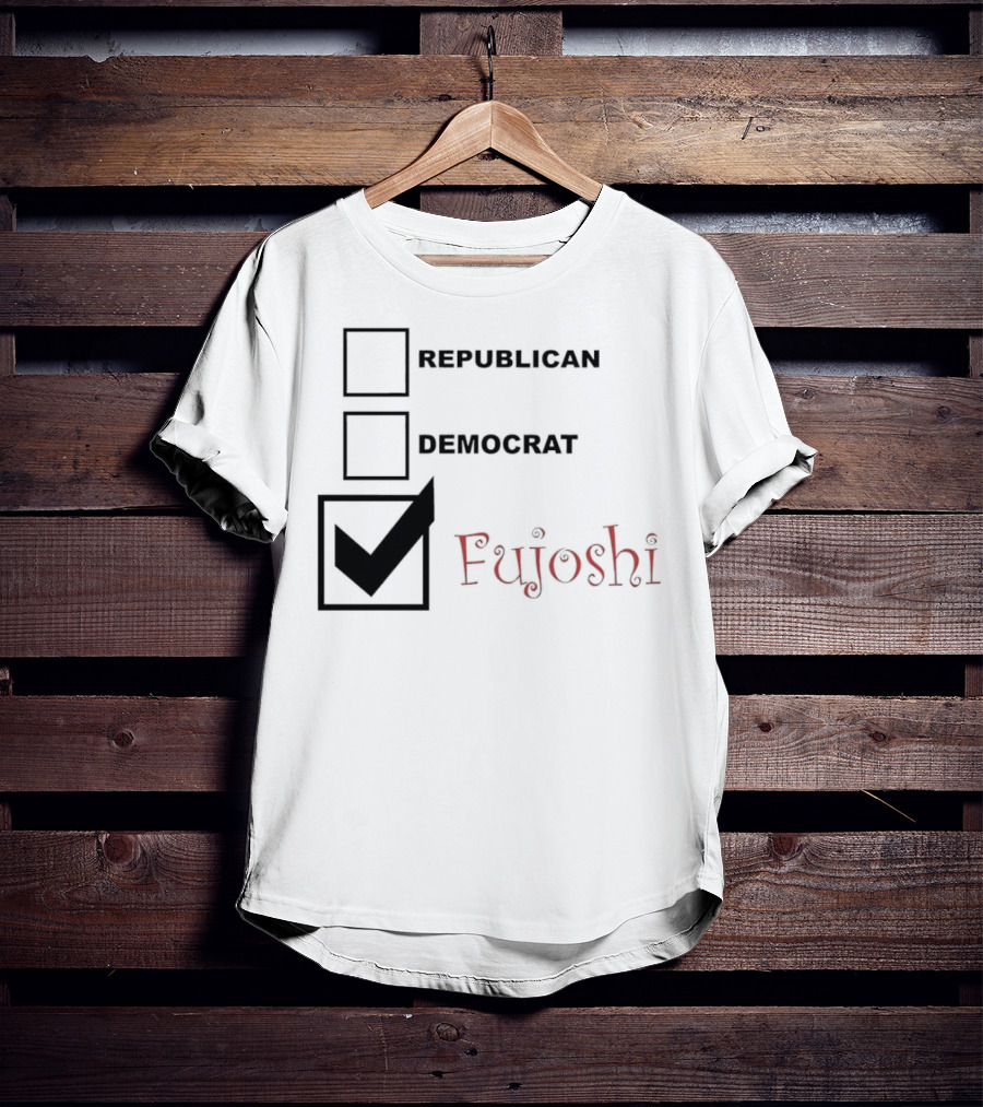 Republican Democrat Fujoshi Anime Fandom Humor T-Shirt