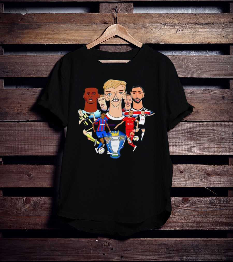 Premier League Stars With Trophy T-Shirt