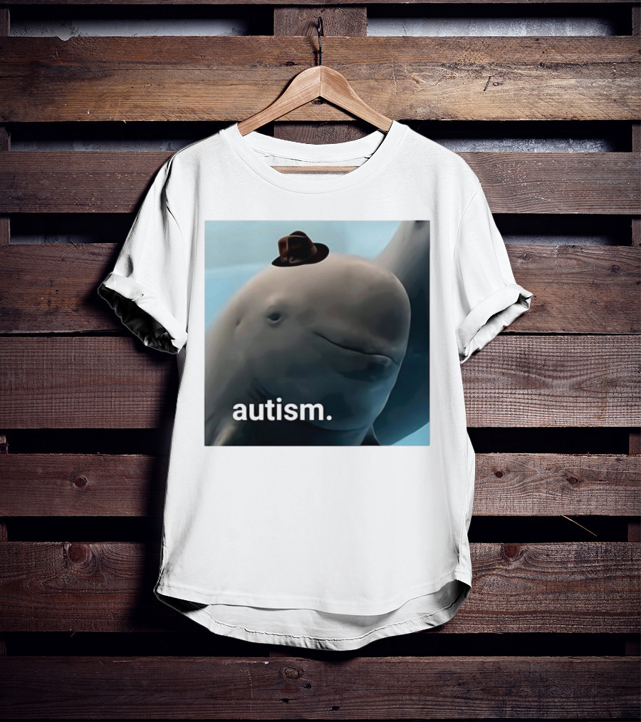 Autism Dolphin Meme With Hat T-Shirt