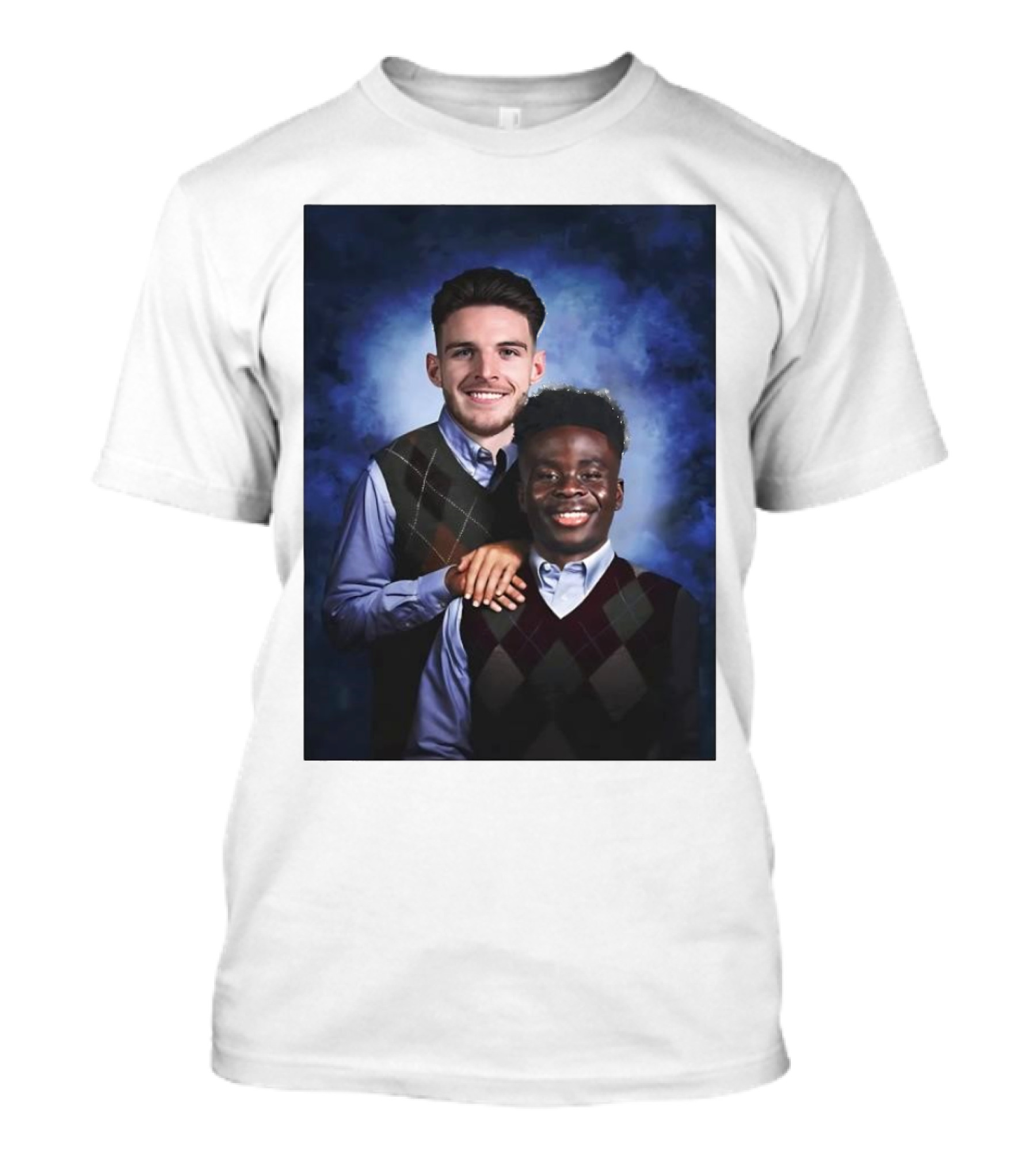 Declan Rice And Bukayo Saka Step Brothers Themed T-Shirt