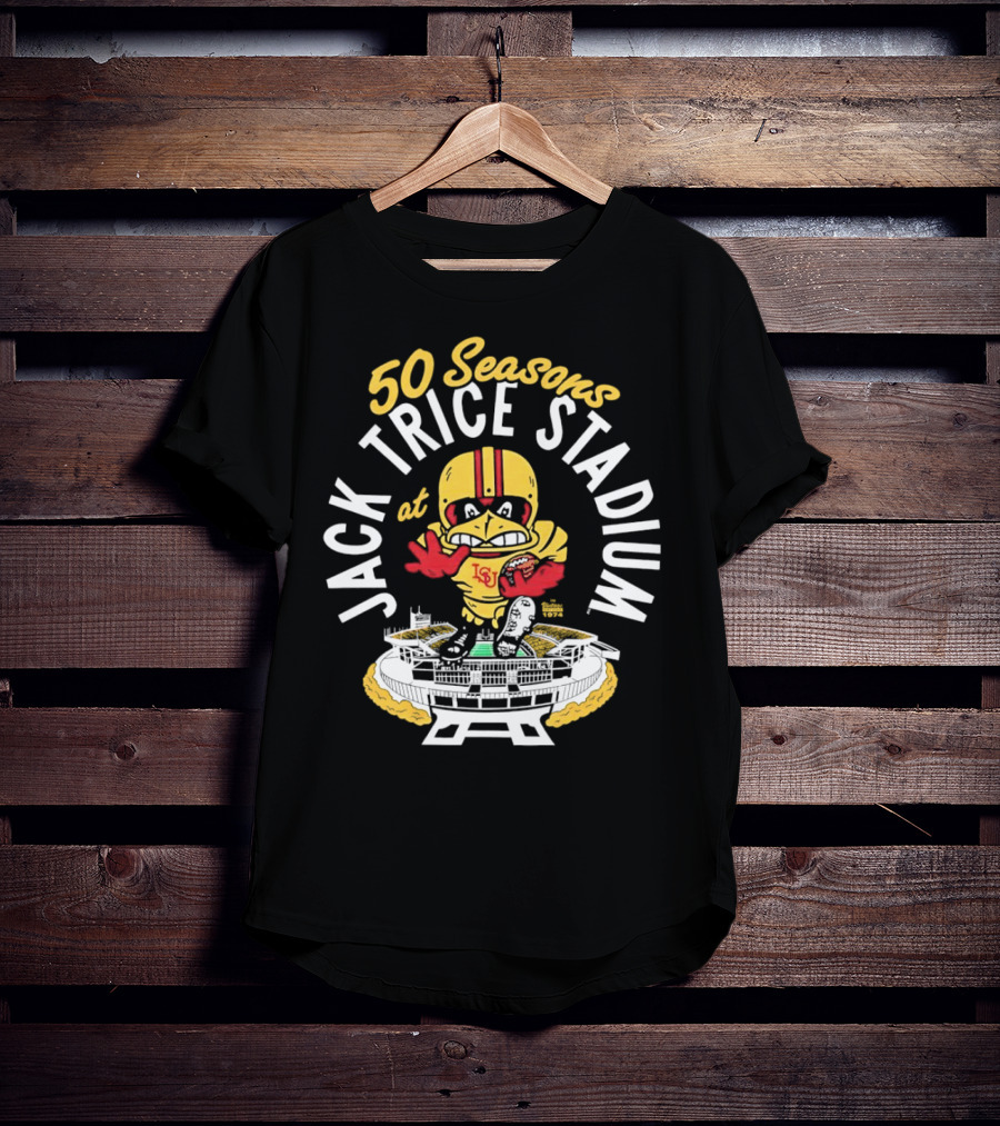 50 Seasons At Jack Trice Stadium Iowa State Cyclones Mascot T-Shirt