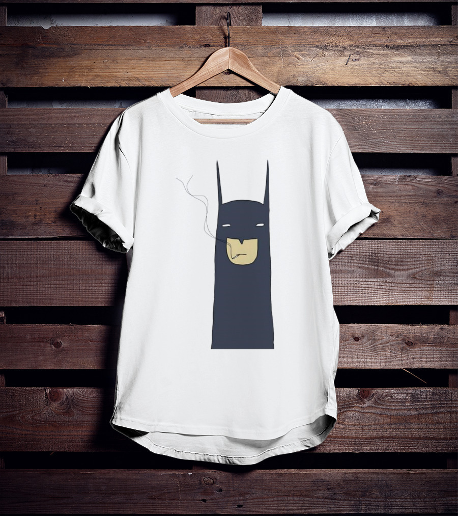 Batman Smoking Cigarette Classic T-Shirt