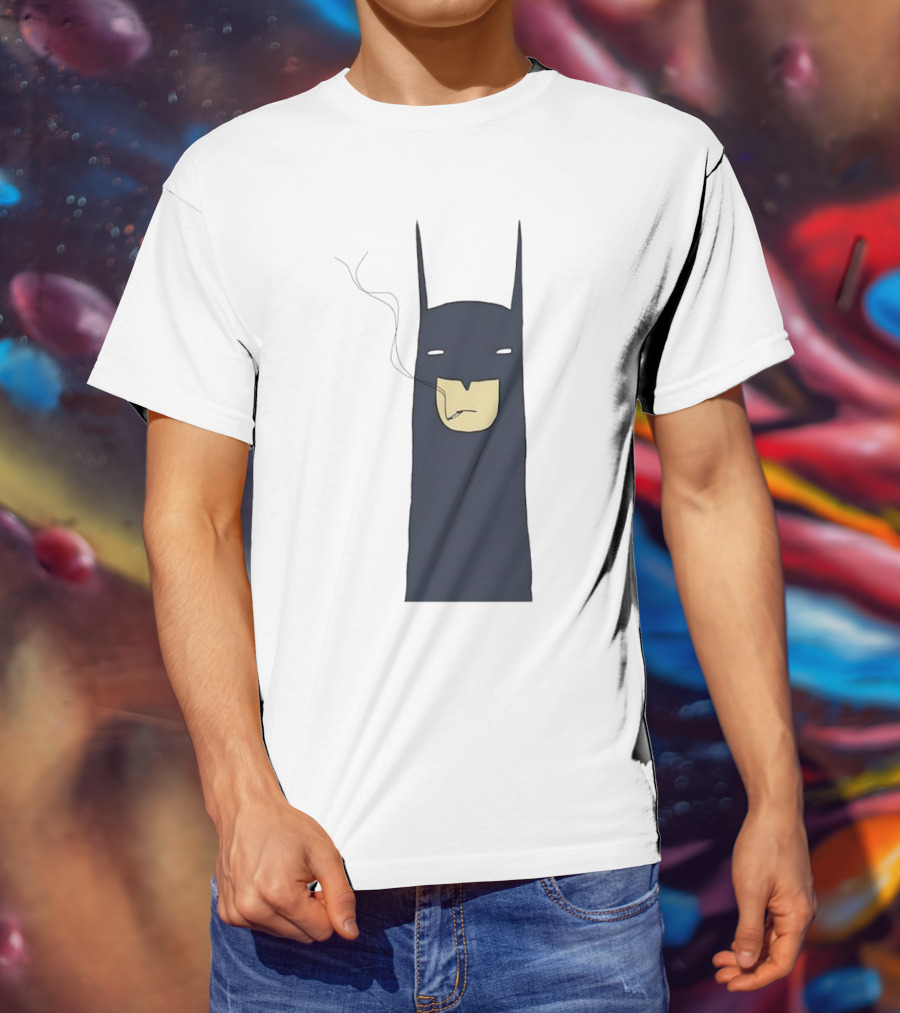 Batman Smoking Cigarette Classic T-Shirt