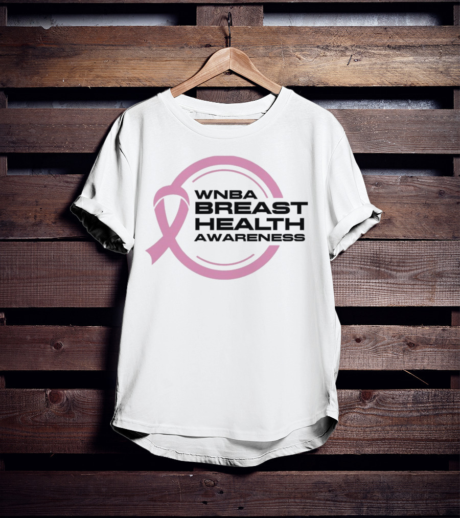 Caitlin Clark WNBA Breast Health Awareness Pink Ribbon T-Shirt