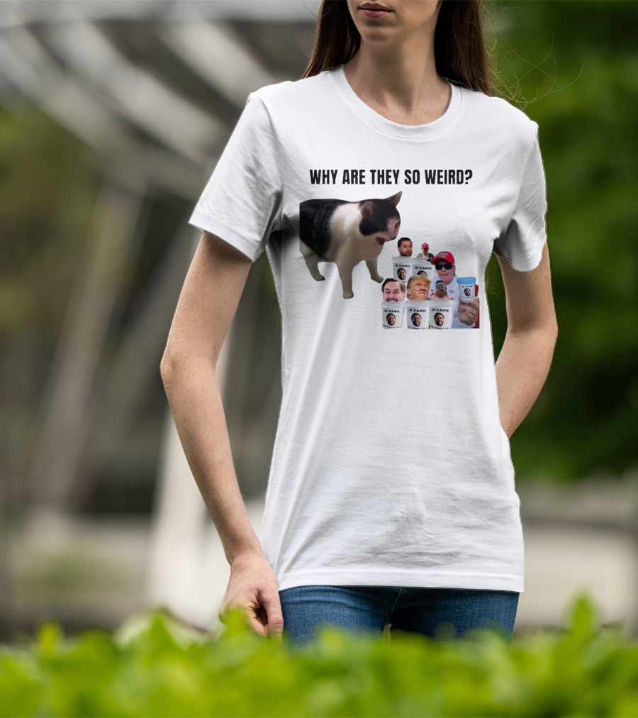 Cat Why Are They So Weird JD Vance Memes Full Family Kit T-Shirt