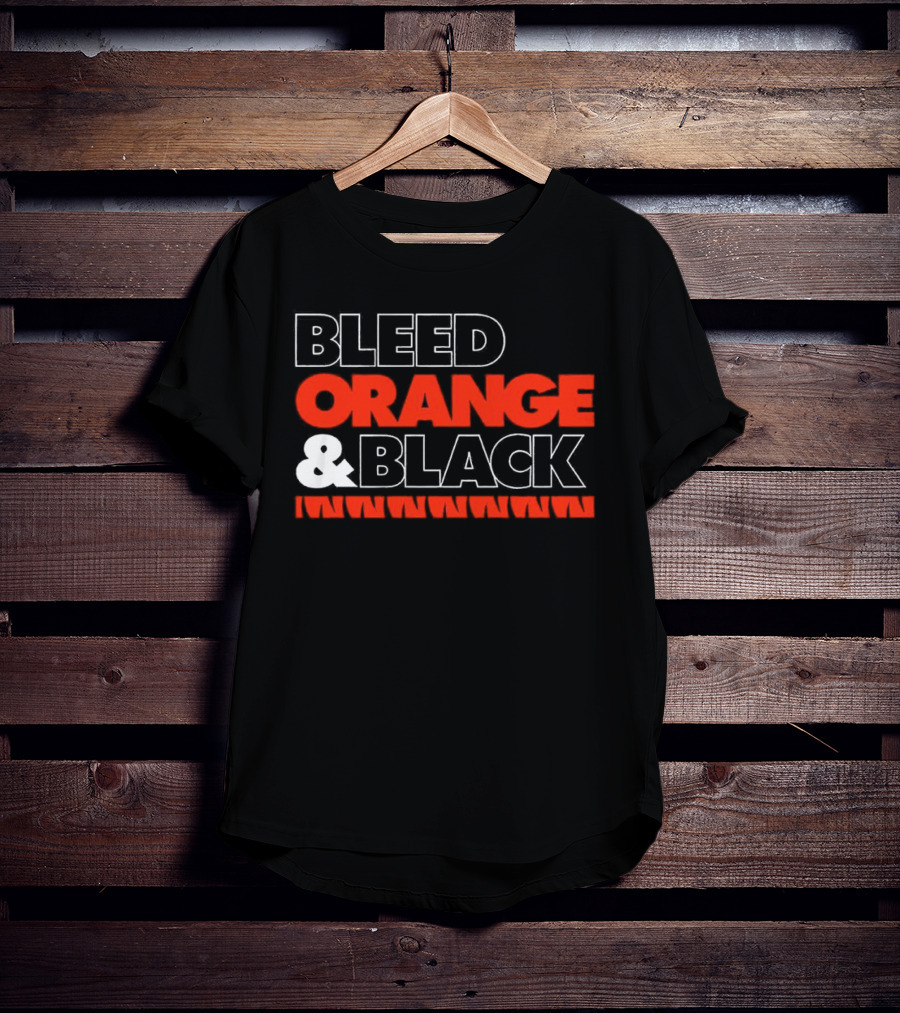 Cincinnati Bengals Bleed Orange And Black T-Shirt