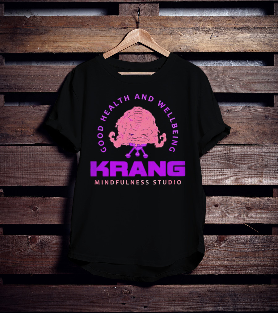 Good Health And Wellbeing Krang Mindfulness Studio Teenage Mutant Ninja Turtles T-Shirt