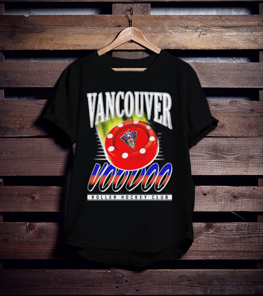Vancouver Voodoo Roller Hockey Club Puck Logo Classic T-Shirt