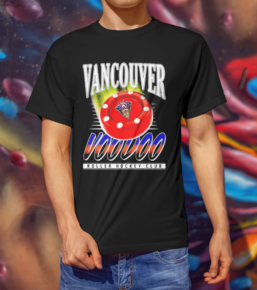 Vancouver Voodoo Roller Hockey Club Puck Logo Classic T-Shirt