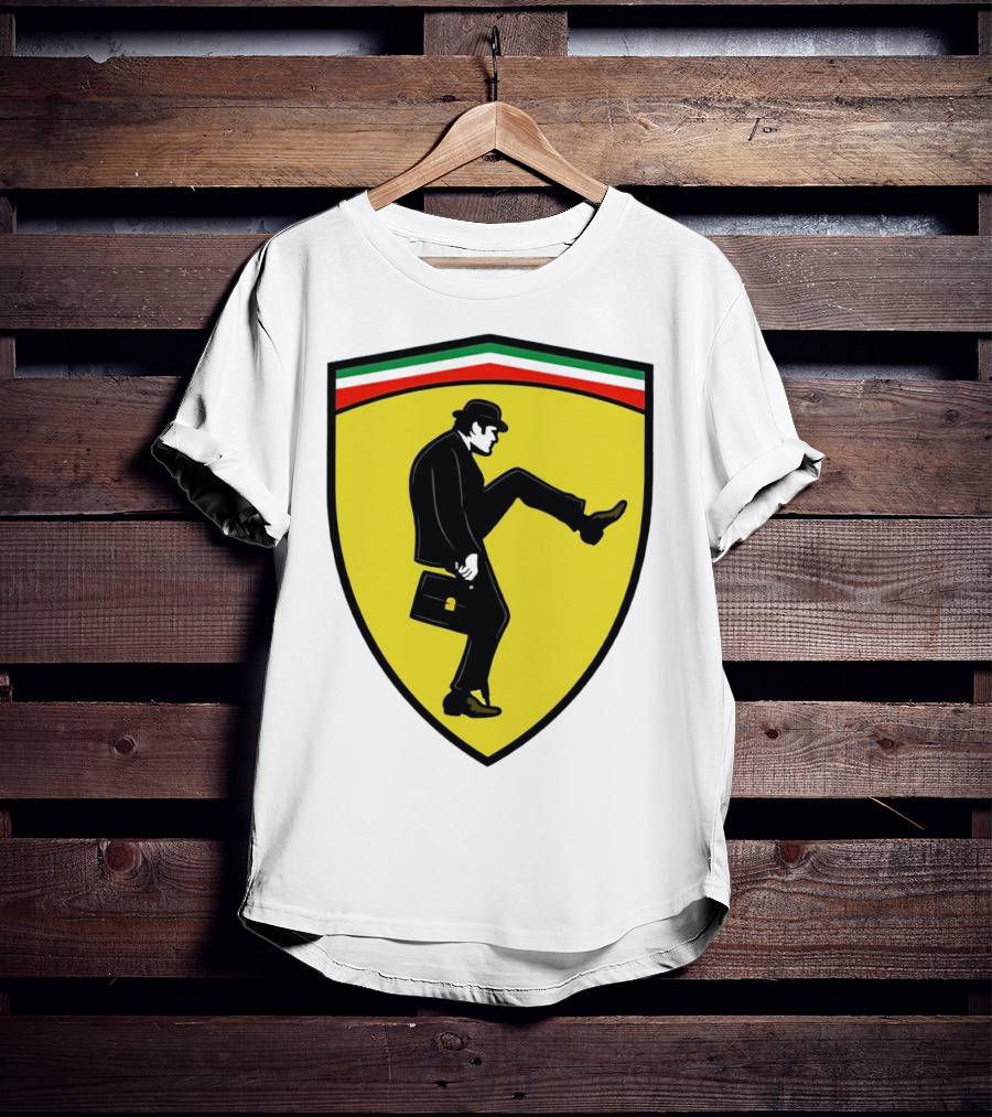 Ministry Of Silly Walks Monty Python Ferrari T-Shirt