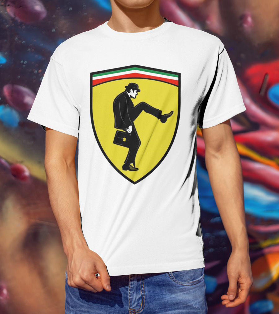 Ministry Of Silly Walks Monty Python Ferrari T-Shirt