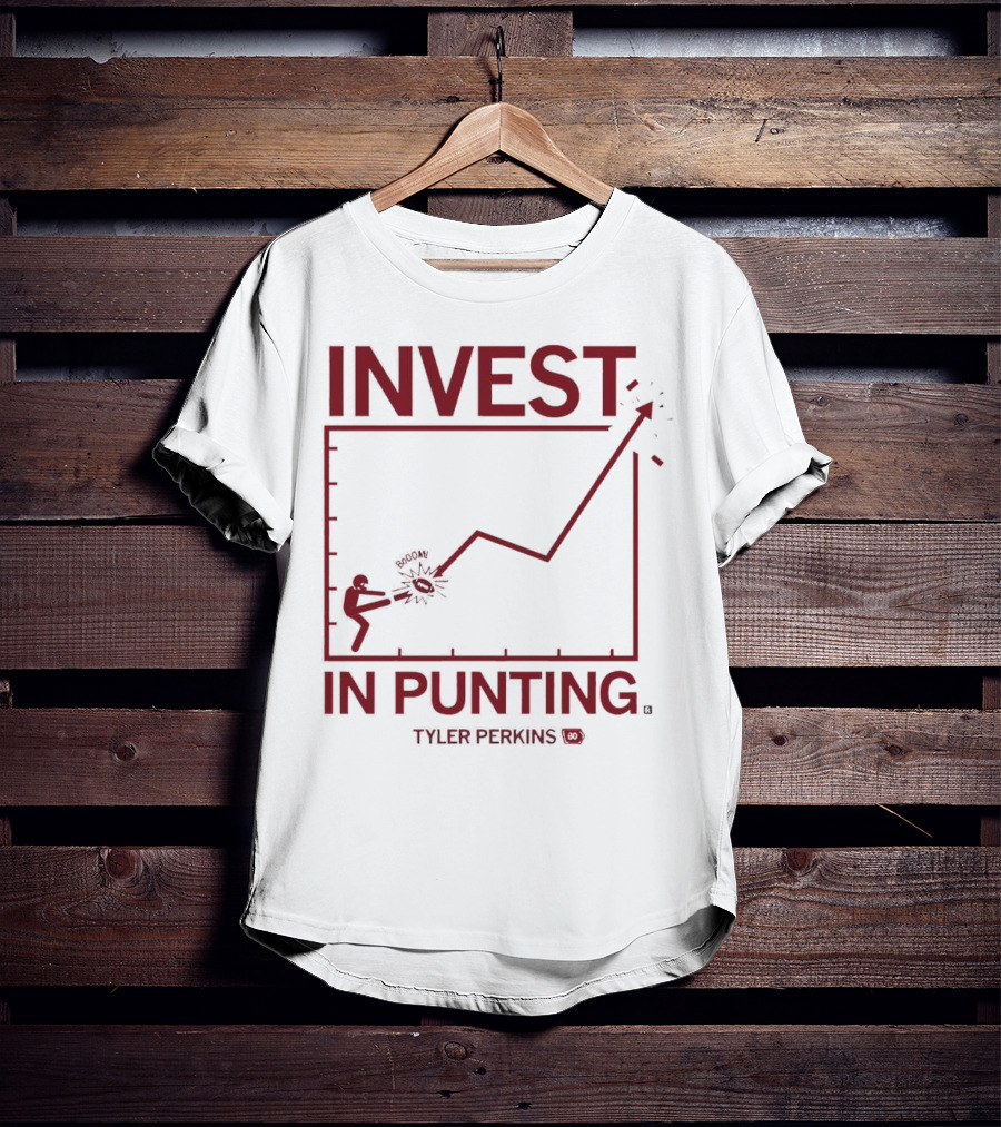 Tyler Perkins Invest In Punting Iowa State Cyclones Chart Football T-Shirt