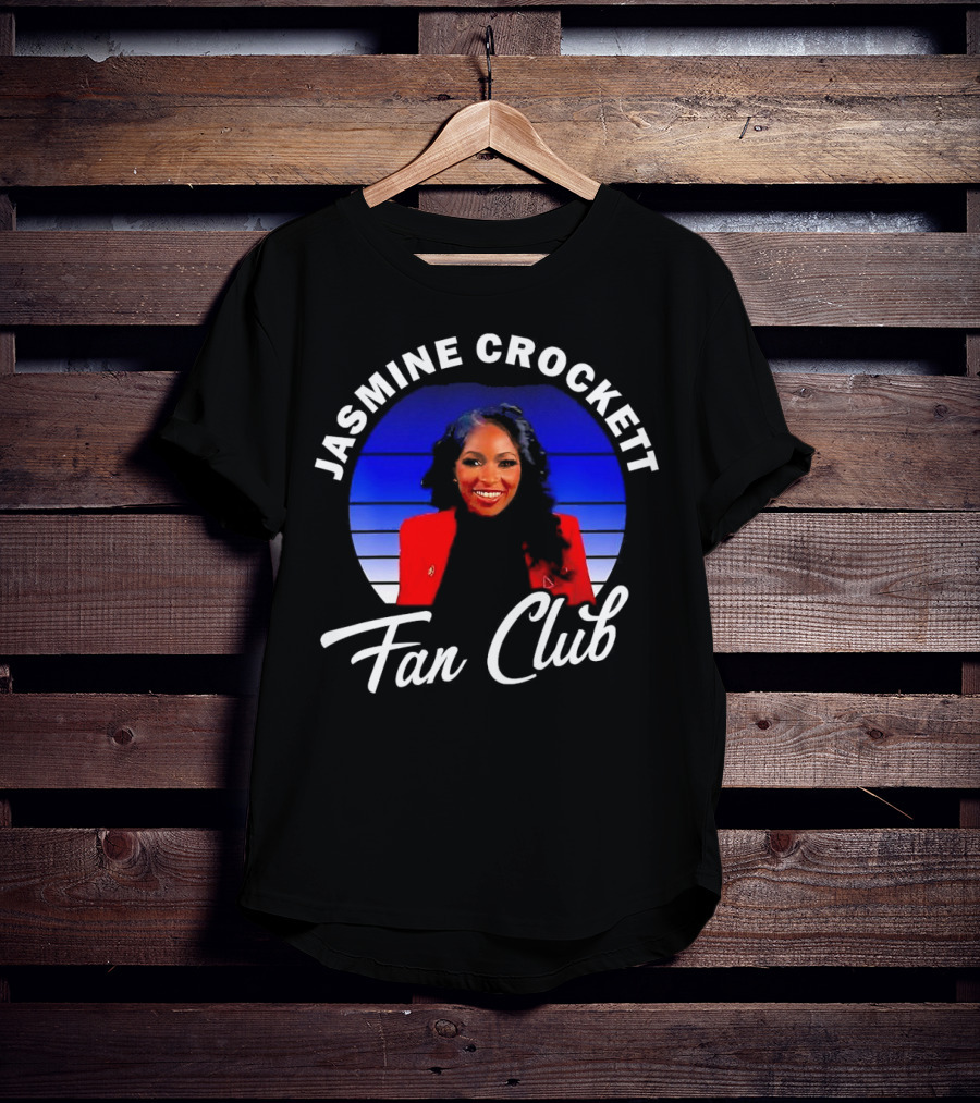 Jasmine Crockett Fan Club Texas Democrat T-Shirt