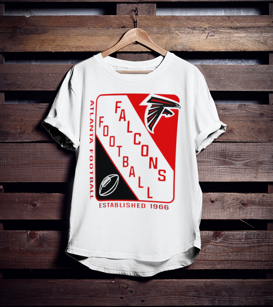 Atlanta Falcons Football Established 1966 Shield T-Shirt