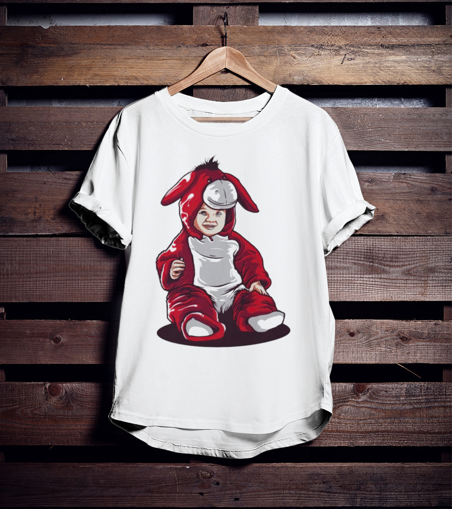 Baby Wear Horse Clothes In Red Costume T-Shirt