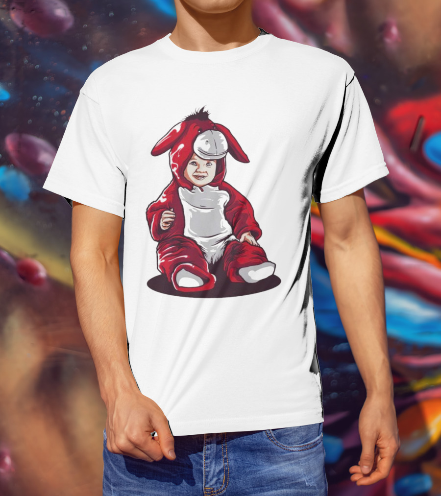Baby Wear Horse Clothes In Red Costume T-Shirt