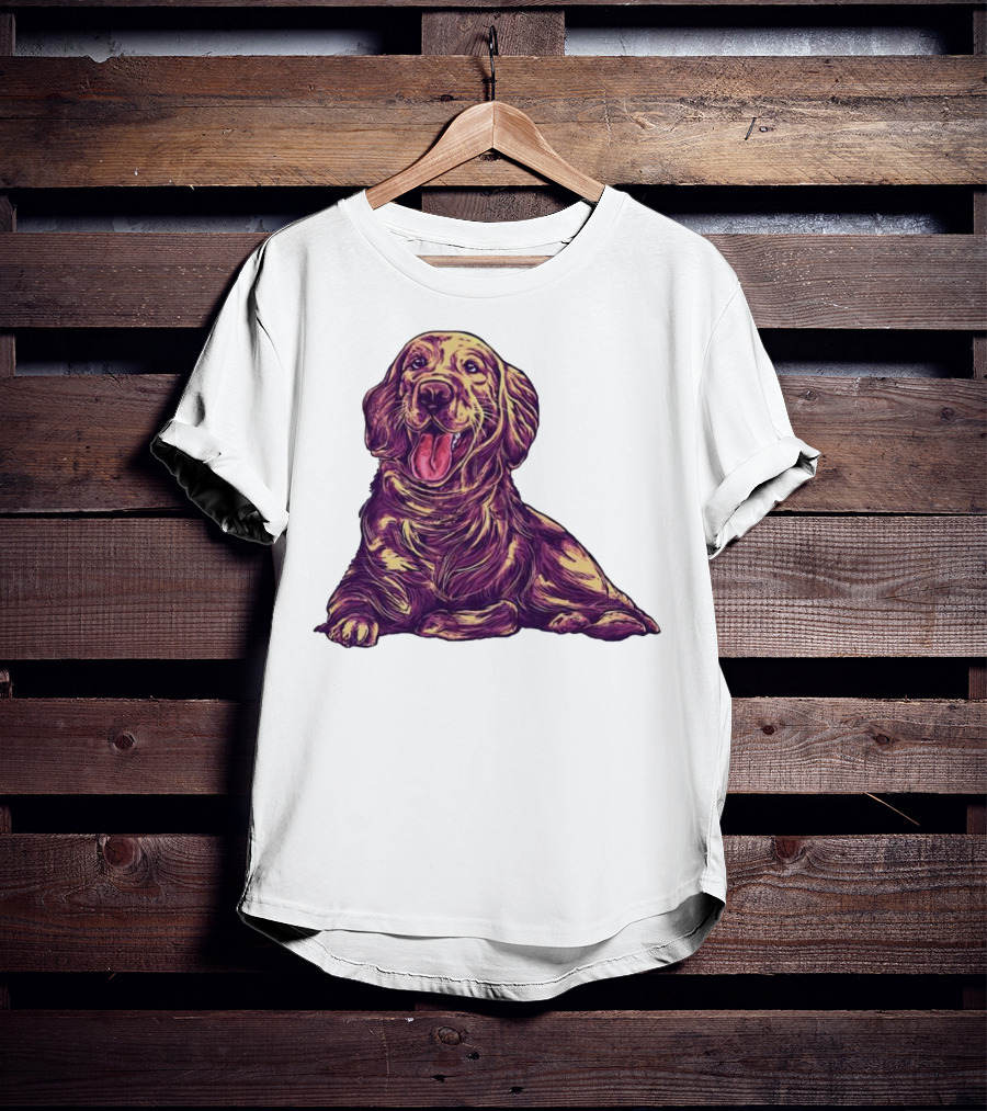 Golden Retriever Cute Dog T-Shirt