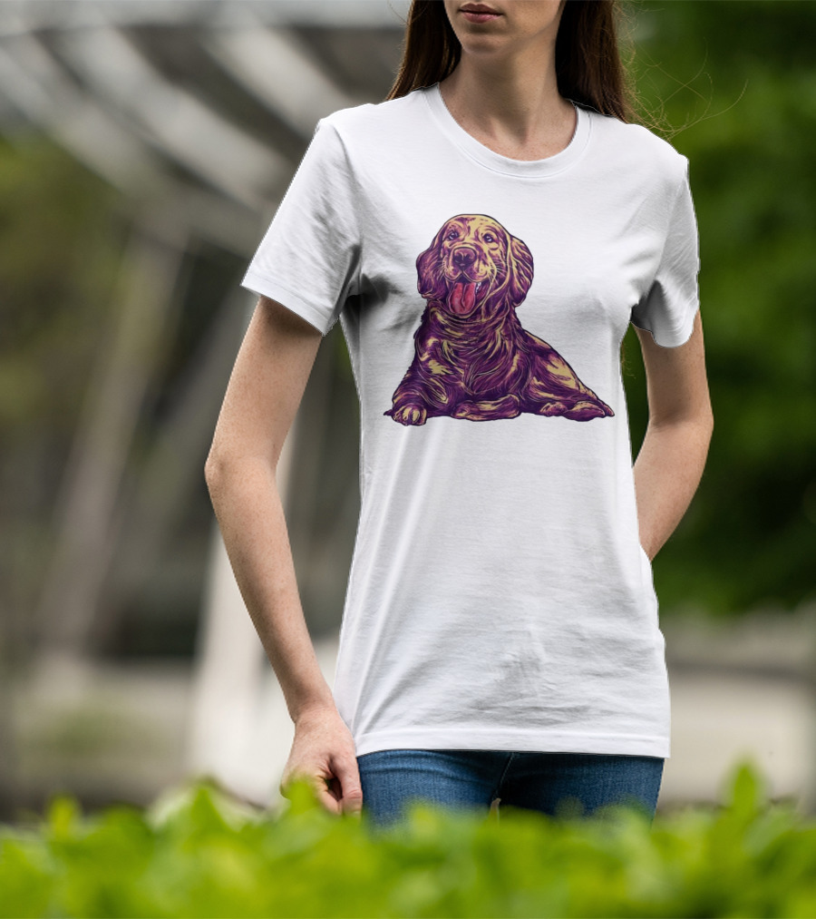 Golden Retriever Cute Dog T-Shirt