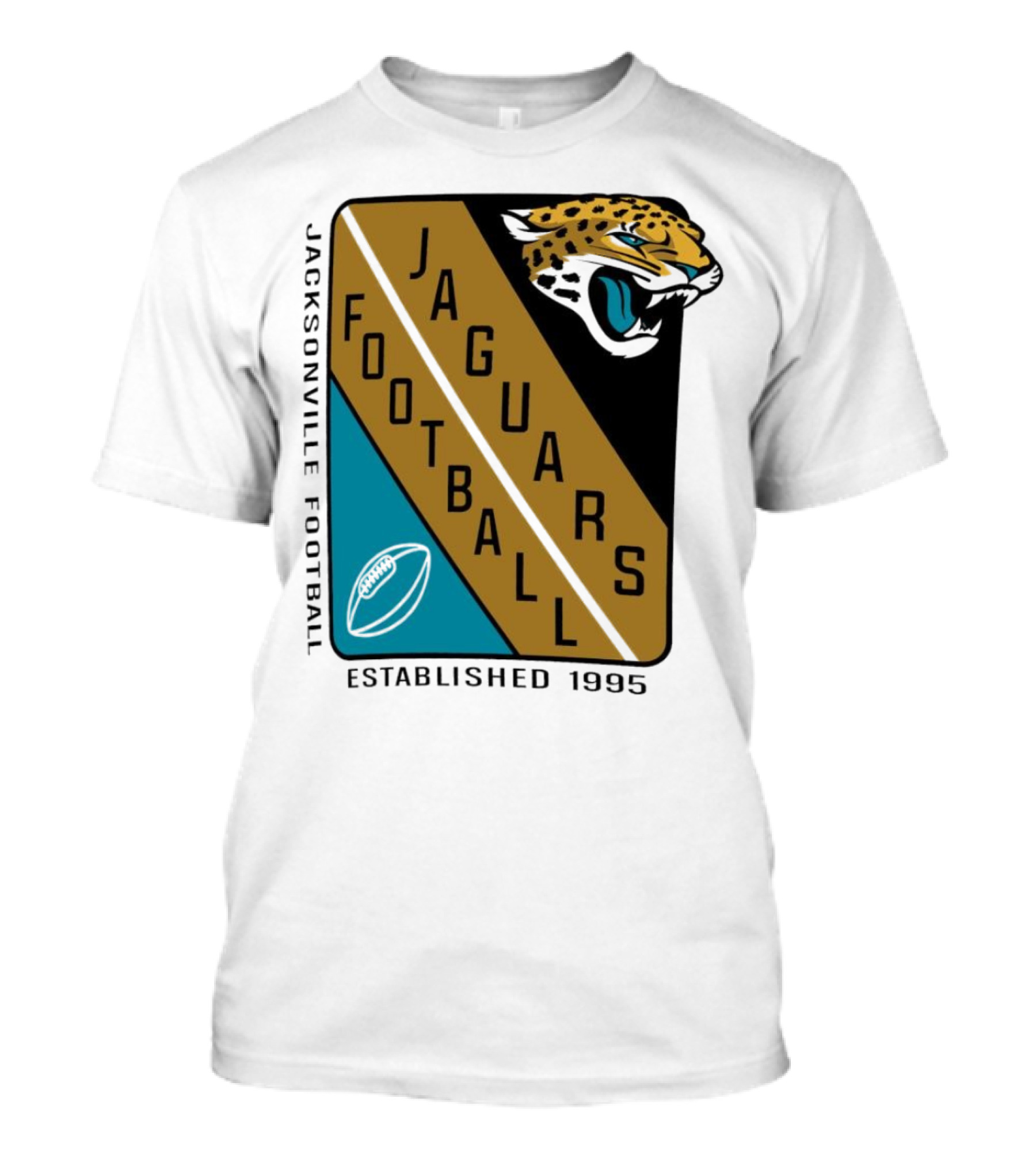 Jacksonville Jaguars Football Established 1995 Jaguars Football T-Shirt