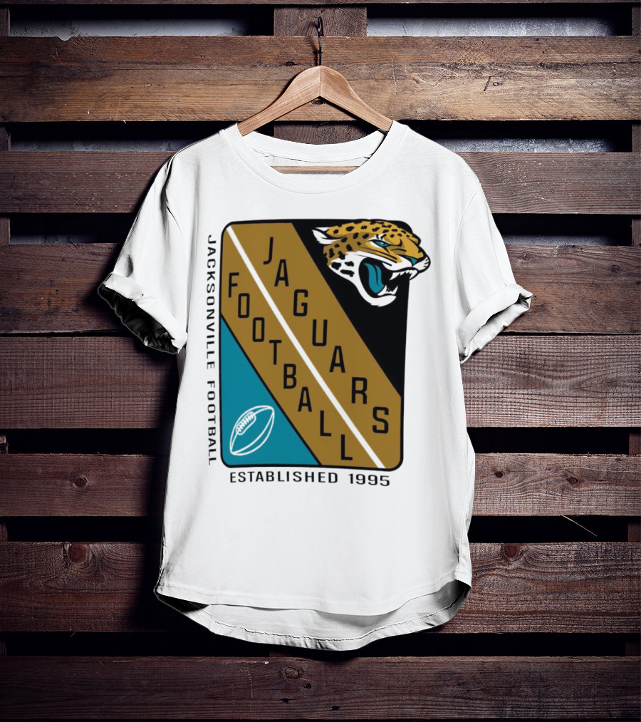 Jacksonville Jaguars Football Established 1995 Jaguars Football T-Shirt