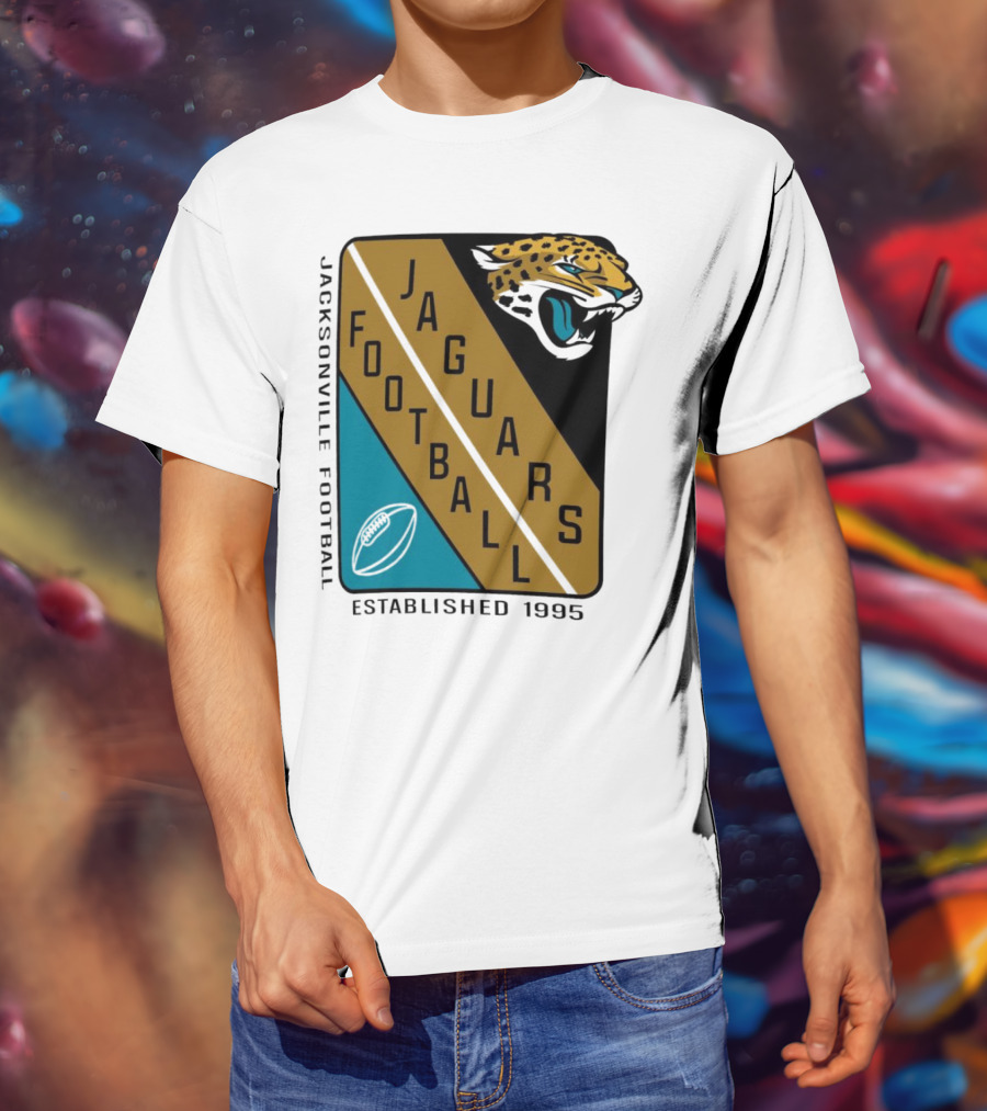 Jacksonville Jaguars Football Established 1995 Jaguars Football T-Shirt