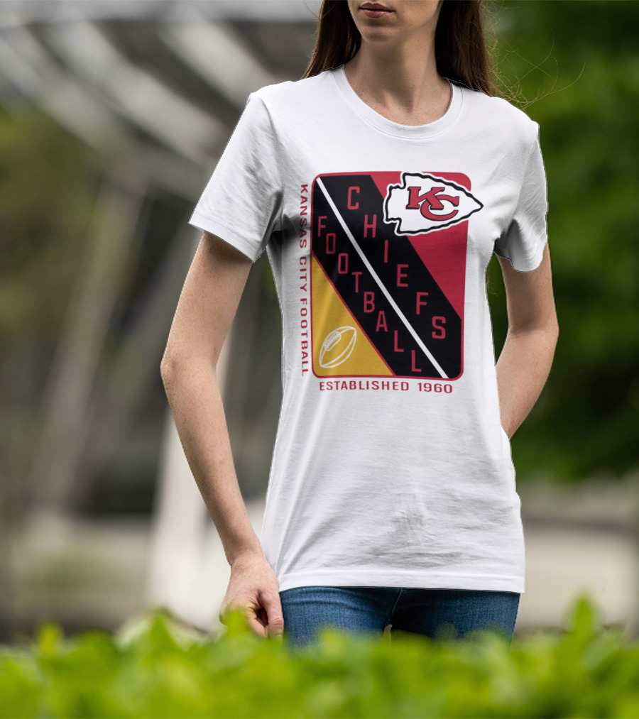 Kansas City Chiefs Football Established 1960 KC T-Shirt