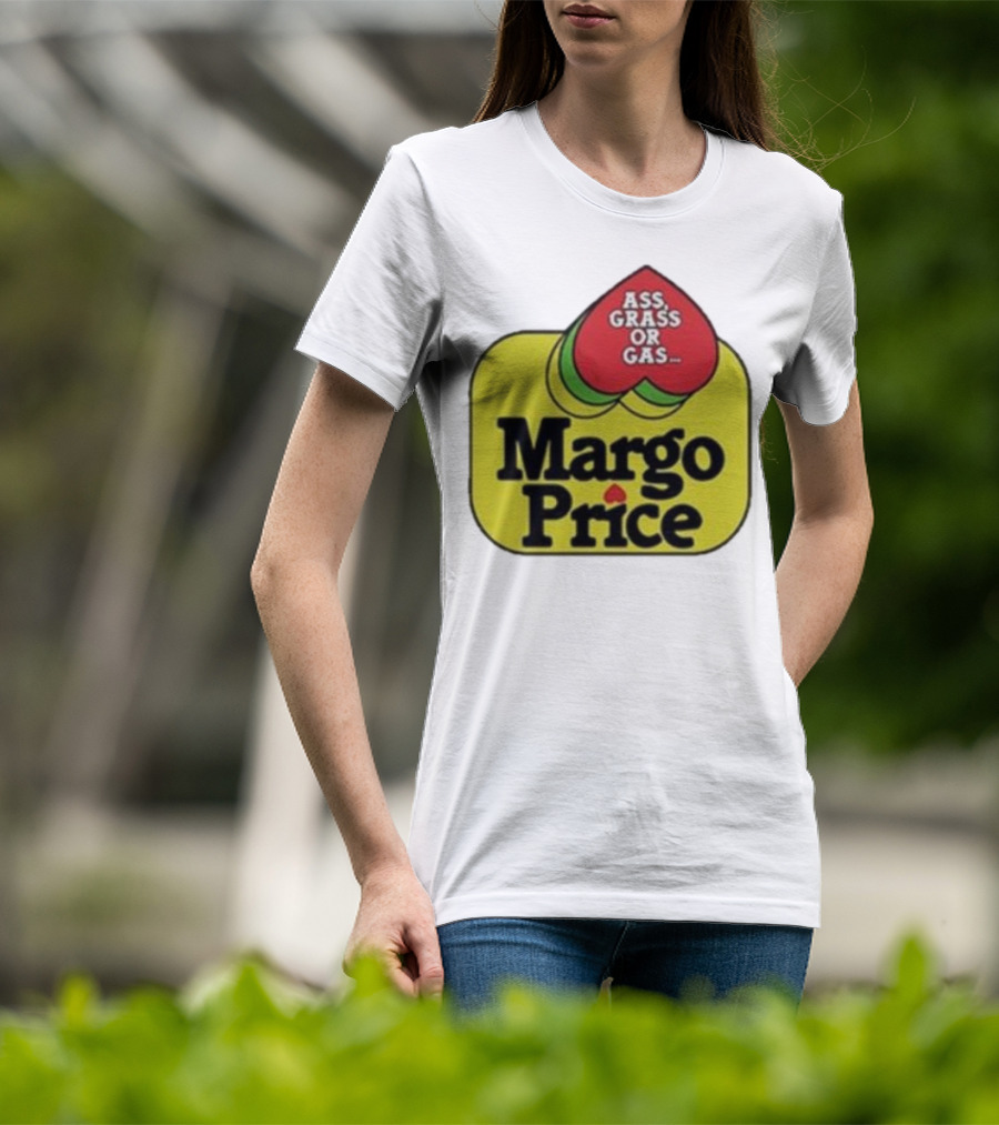 Margo Price Ass Grass Or Gas Playing Cards T-Shirt