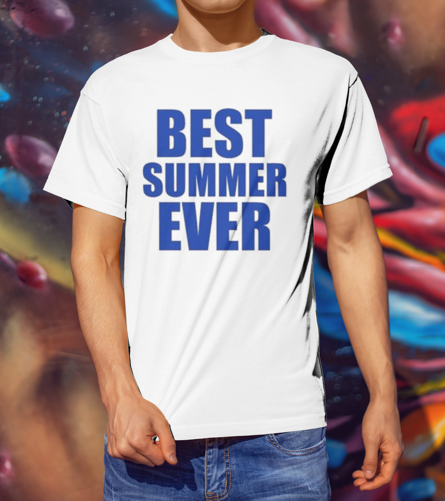 Best Summer Ever Natalie King Wearing Best Summer T-Shirt