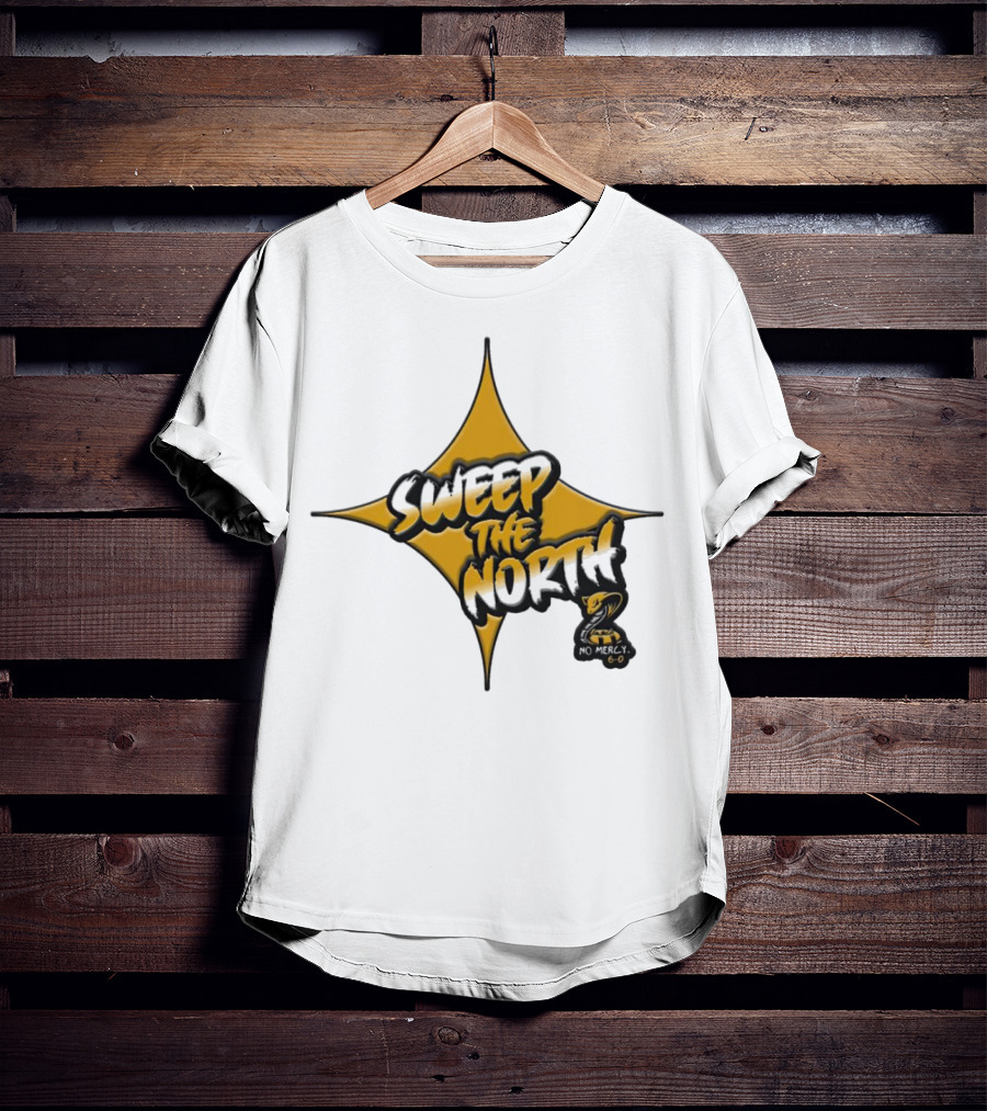 Pittsburgh Steelers Sweep The North 6-0 No Mercy Star T-Shirt