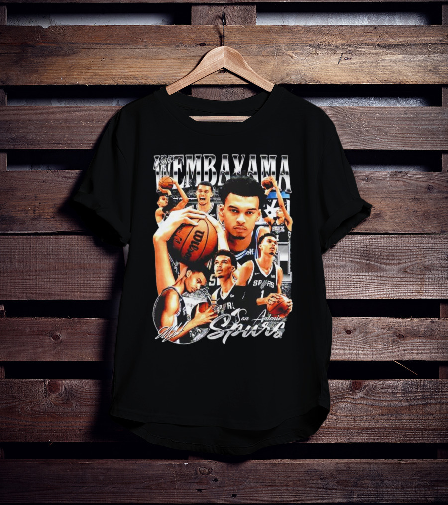 Wembanyama San Antonio Spurs 1 Basketball T-Shirt