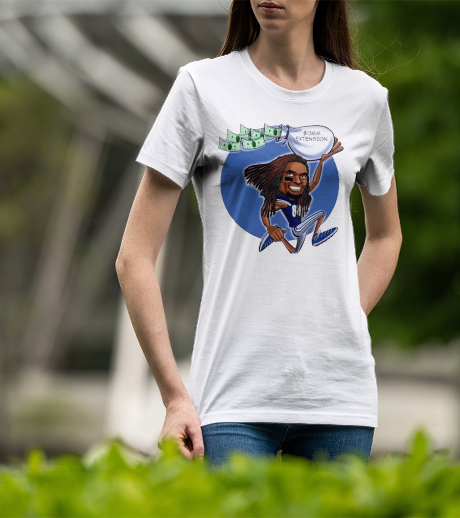 Ceedee Lamb Dallas Cowboys $136M Extension Cartoon T-Shirt