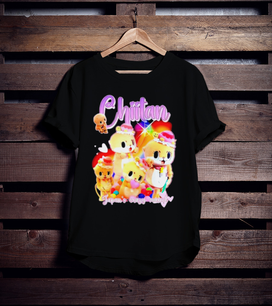 Chiitan Japan's Crazy Mascot Hinged Tweets T-Shirt