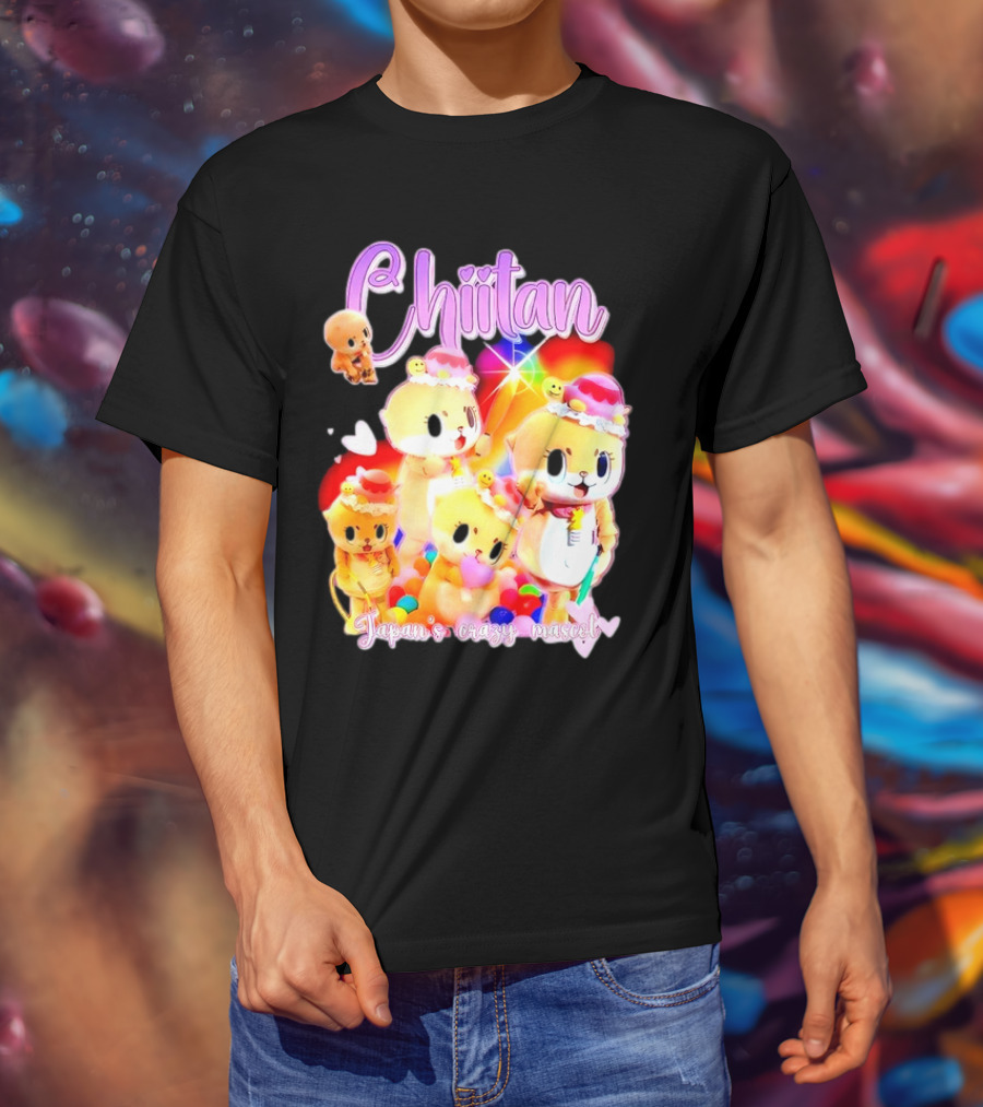 Chiitan Japan's Crazy Mascot Hinged Tweets T-Shirt